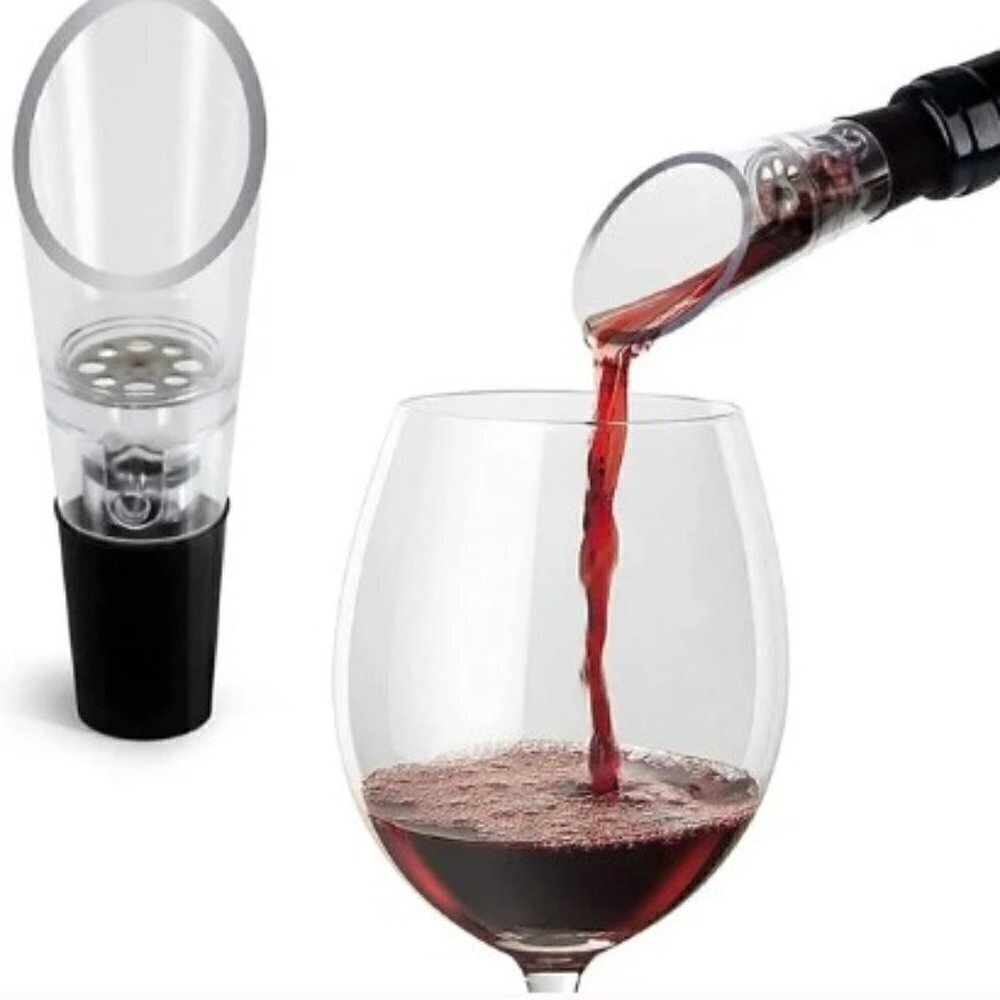 WINE AERATOR 2-IN-1 DIFFUSER OXYGENATOR AND POURING DISPENSER SET 2